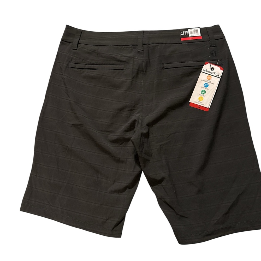 Hang Ten Charcoal Mens Shorts size 34 - Picture 3 of 4